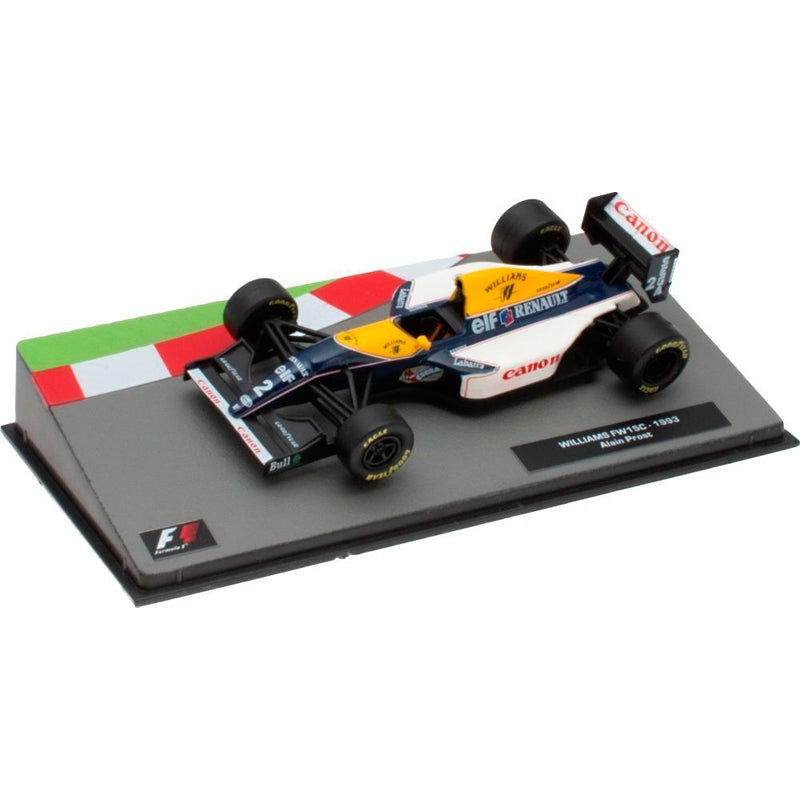 Williams FW15C #2 Alain Prost 1993 (1/43) Altaya (Mark On Base & Case)