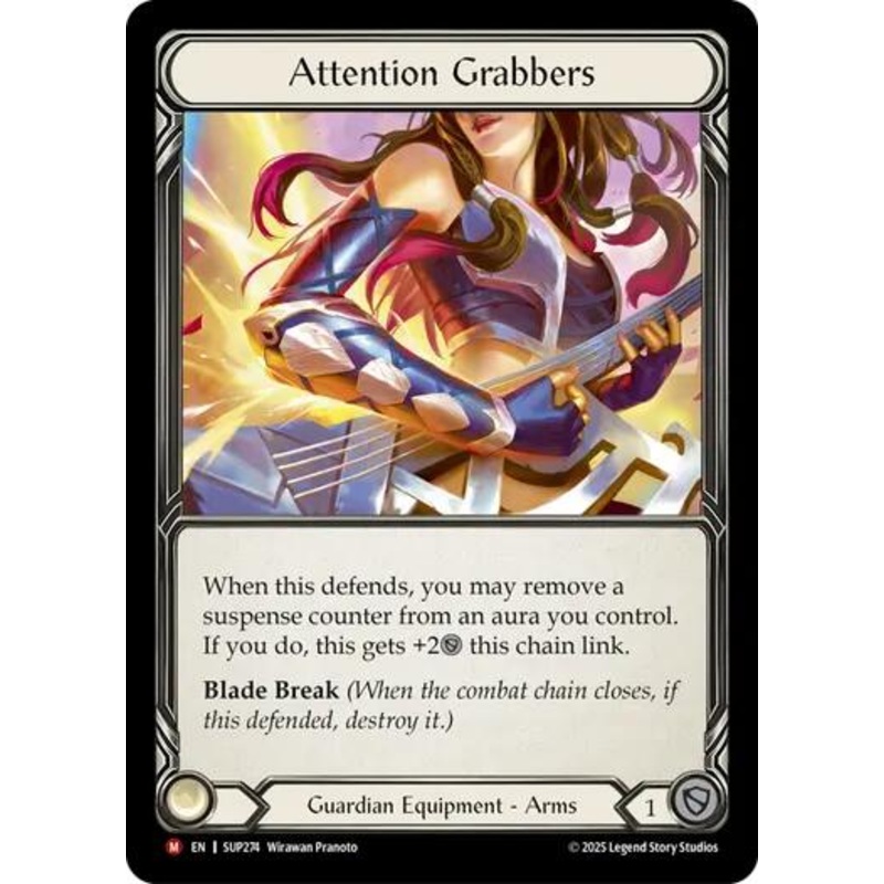 Attention Grabbers (Cold Foil) [SUP273] (Super Slam)  Cold Foil