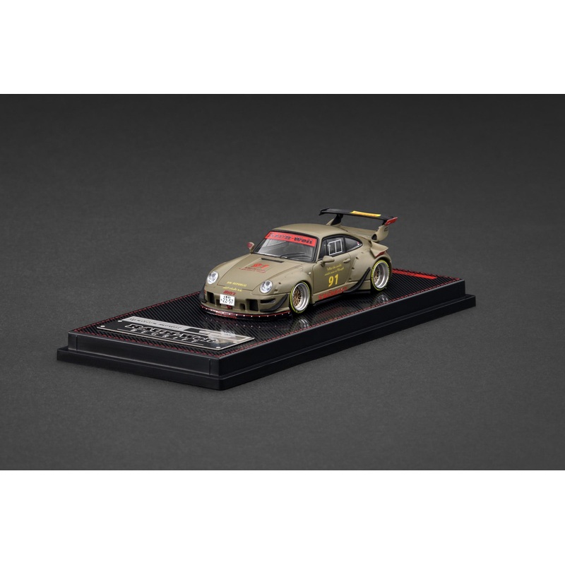 *PREORDER* Ignition Model 1:64 Porsche RWB 993 in Matte Green