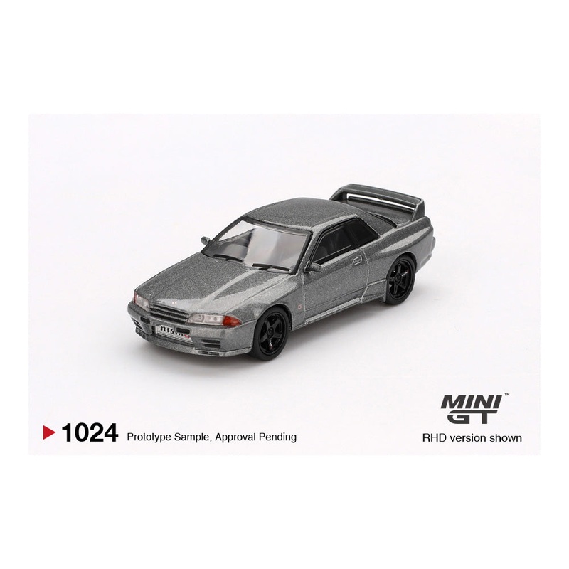 *PREORDER* MINI GT 1:64 Nissan Skyline GT-R (NISMO BNR32 CRS Version) in Dark Metal Gray