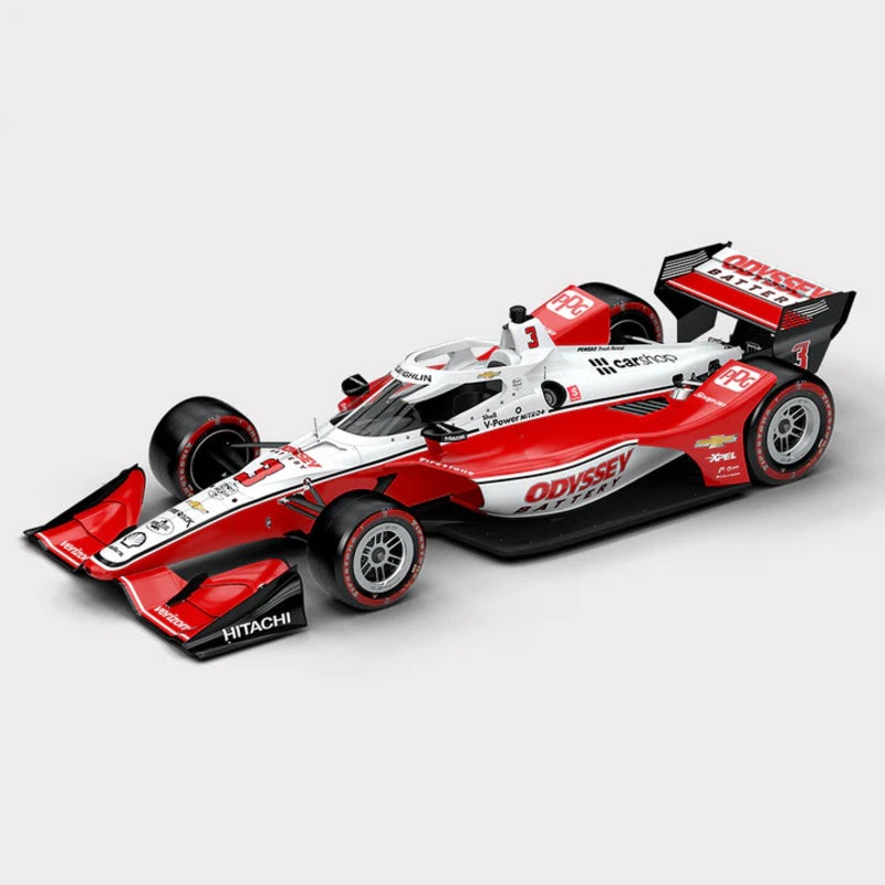 *PRE-ORDER* 1:18 Team Penske #3 Odyssey Battery Dallara Chevrolet IndyCar – 2022 Honda Indy 200 At Mid-Ohio Winner – Driver: Scott McLaughlin (Signature Edition)
