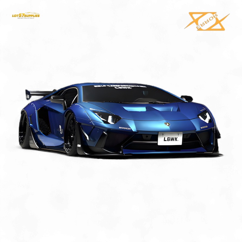 (Pre-Order) 404error LBWK Aventador 2.0 – Matel Blue 1:64