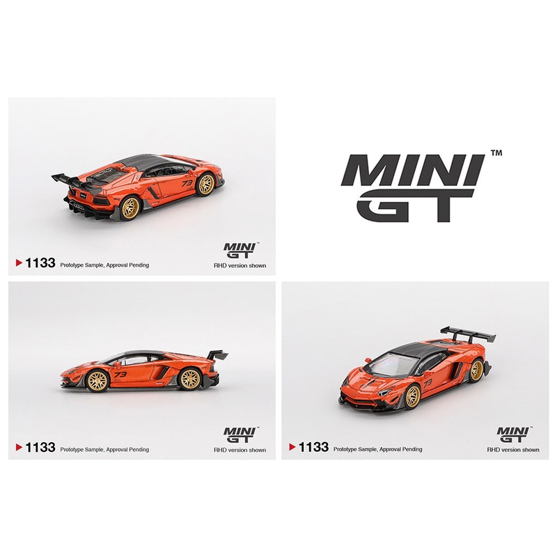 *PREORDER* MINI GT 1:64 Lamborghini Aventador LB-WORKS in Orange MDX 2025