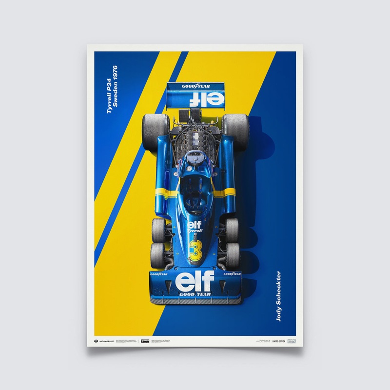 Tyrrell P34 – Jody Scheckter – Swedish Grand Prix – 1976 – Limited Edition