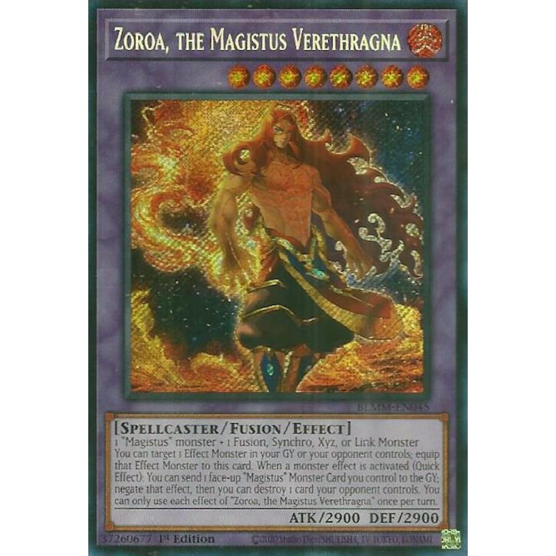 Zoroa, the Magistus Verethragna [BLMM-EN045] Secret Rare