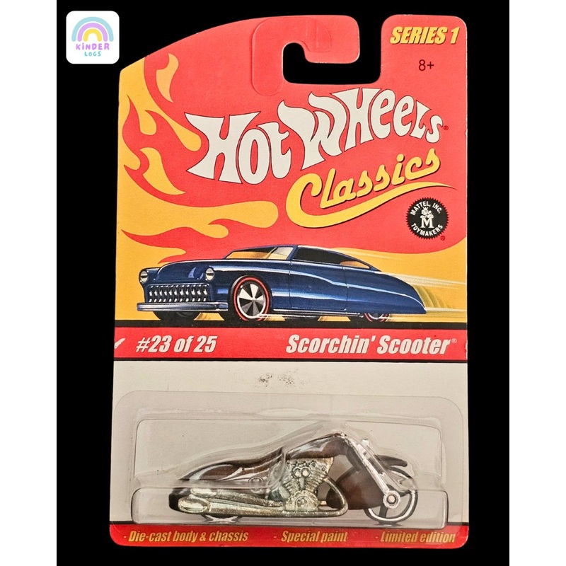 Hot Wheels Classics Scorchin’ Scooter (Old Card)