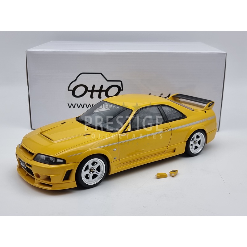 Used – Ottomobile Nissan Skyline R33 GTR Nismo 400R Yellow 1:18 Scale Model Car