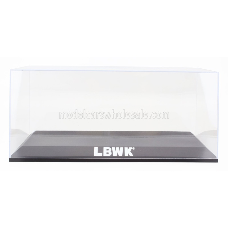 VETRINA DISPLAY BOX – BASE IN PLASTICA NERA – PLASTIC BASE BLACK – LBWK – Lungh.cm 35.5 X Largh.cm 15.5 X Alt.cm 15.2 (altezza interna cm 12.7) – PLASTIC DISPLAY