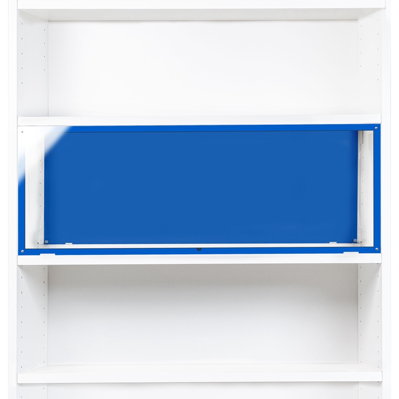 Window Display Solution for IKEA BILLY Bookcase (80cm Wide) – Blue