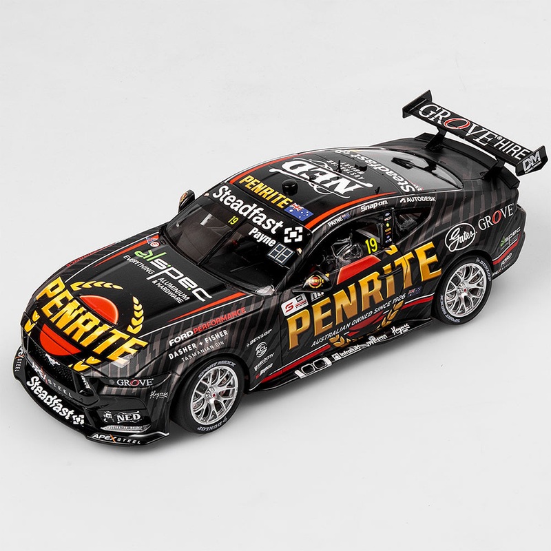 Matthew Payne – Penrite Racing #19 Ford Mustang GT – 2024 NTI Townsville 500 Race 14 Winner – 1:18 Scale Diecast Model – AUTHENTIC COLLECTABLES