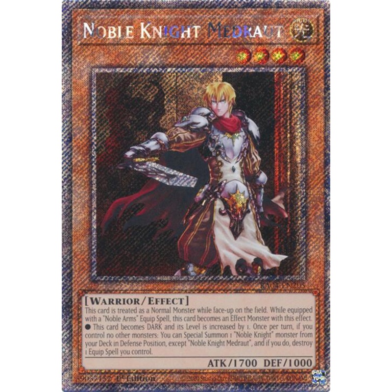 Noble Knight Medraut [RA04-EN205] Platinum Secret Rare