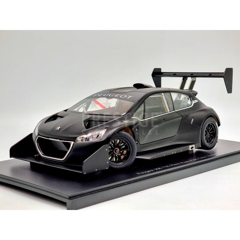AUTOart 2013 Peugeot 208 T16 Pikes Peak Plain Matte Black 81356 1:18 Scale – New