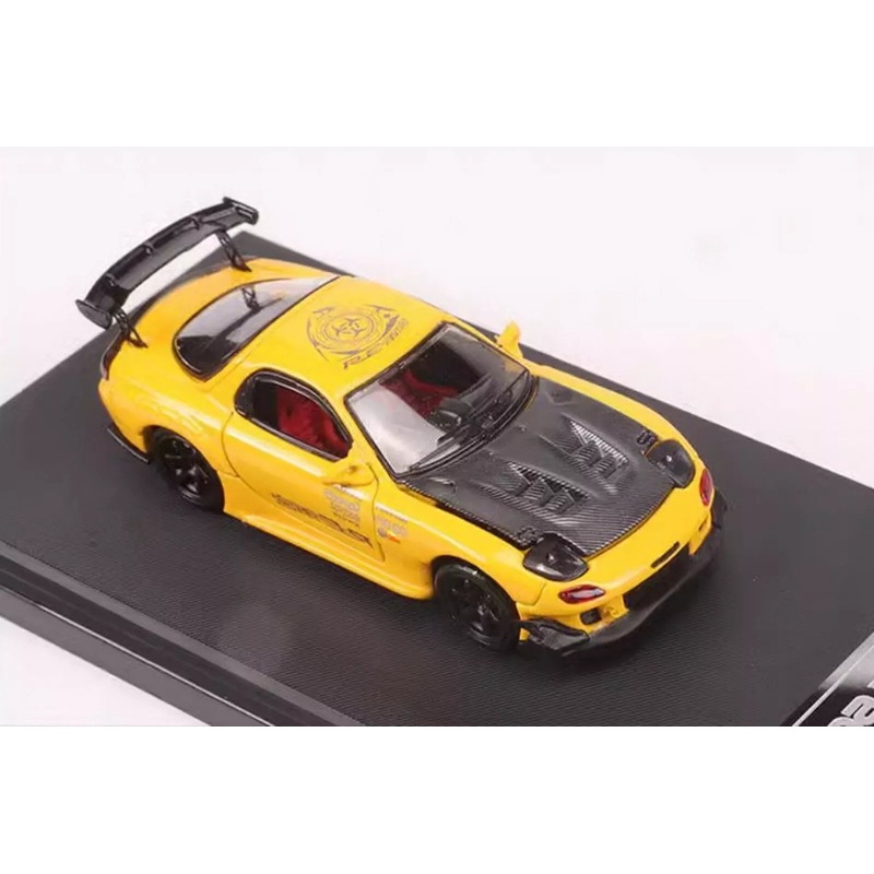 BSC 1/64 Scale Mazda RX-7 FD3S Yellow Black