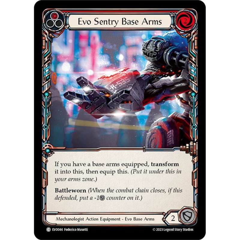 Evo Sentry Base Arms [EVO044] (Bright Lights)  Cold Foil