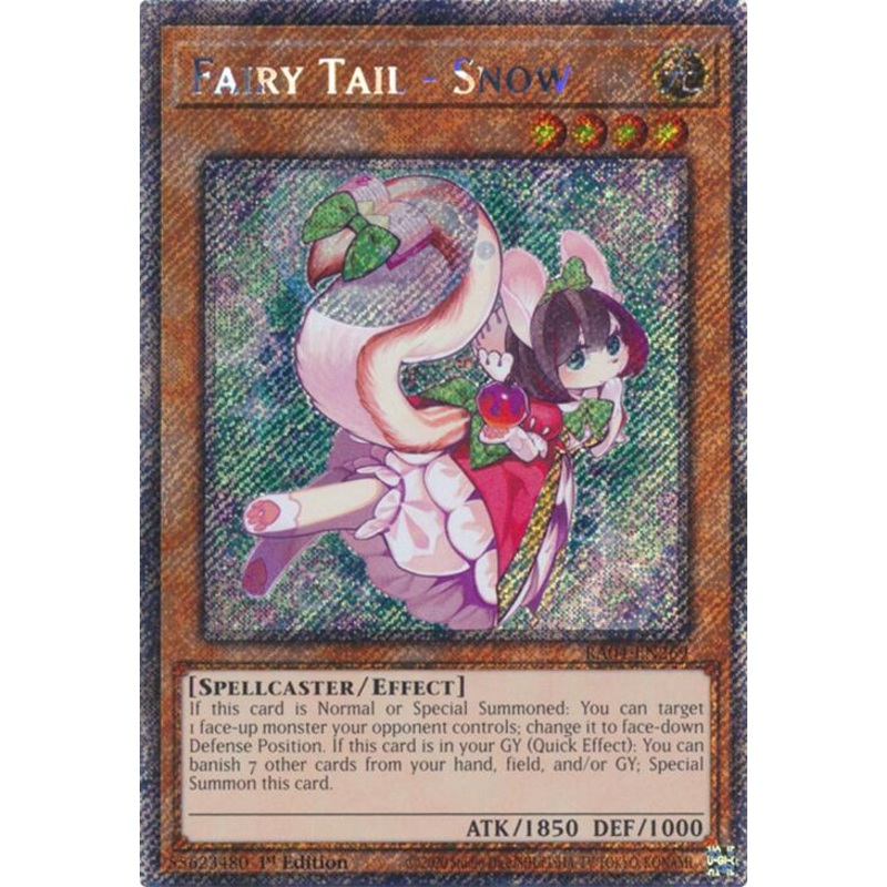 Fairy Tail – Snow [RA04-EN269] Platinum Secret Rare