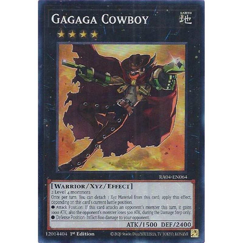Gagaga Cowboy [RA04-EN064] Super Rare
