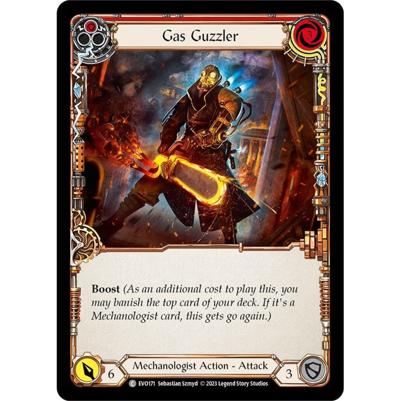 Gas Guzzler (Red) [EVO171] (Bright Lights)  Rainbow Foil
