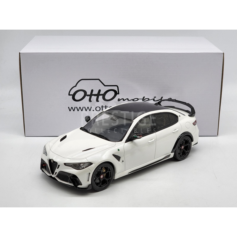 Ottomobile 2020 Alfa Romeo Giulia GTAm Trofeo White OT990 1:18 Scale – New