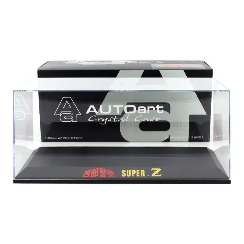 VETRINA DISPLAY BOX – VETRINA – DISPLAY BOX WITH BASE PLATE SUPER Z – Lungh.LENGTH cm 35.5 X Largh.WIDTH cm 15.5 X Alt.HEIGHT cm 15.2 (altezza interna cm 12.7) – PLASTIC DISPLAY