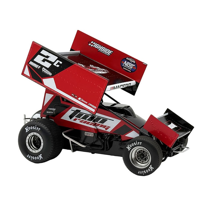 Winged Sprint Car #2C Cole Macedo Two C Racing (2025) 1/18 Diecast Model Car by ACME