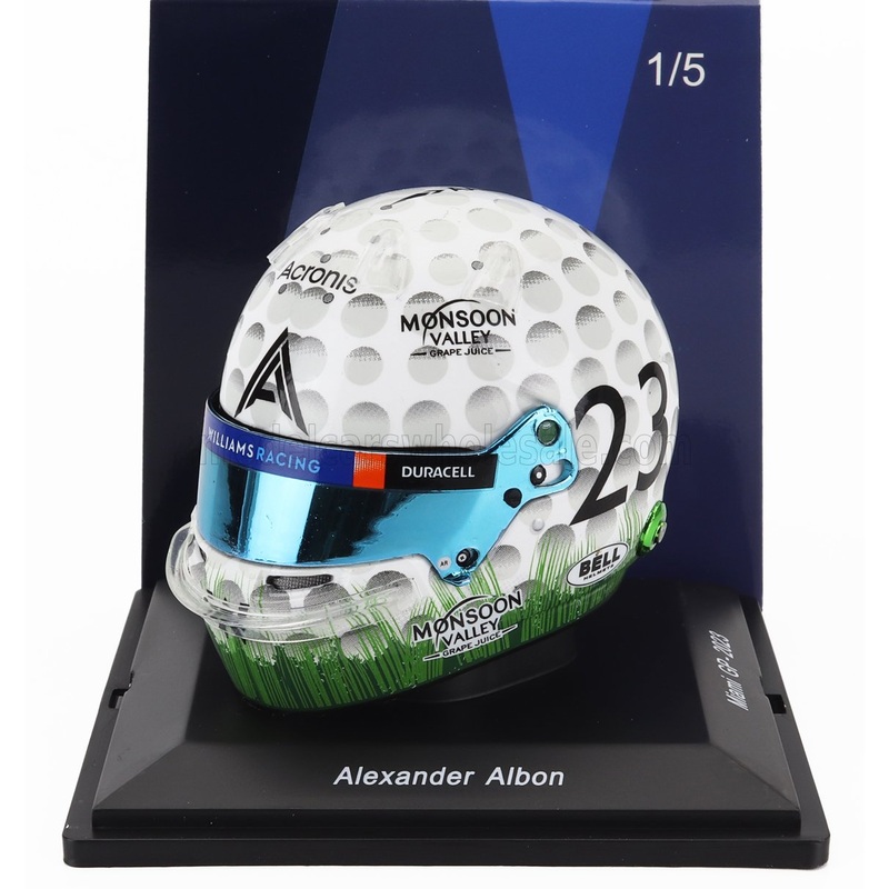 BELL HELMET | F1  CASCO HELMET WILLIAMSFW45 TEAM WILLIAMS RACING N 23 MIAMI GP 2023 ALEXANDER ALBON