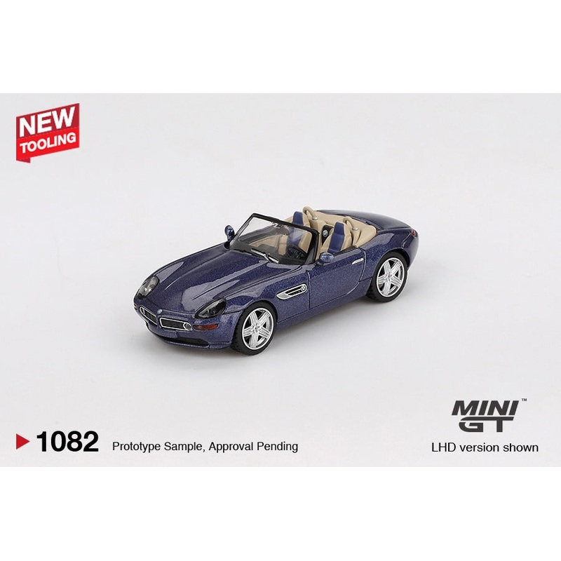 * PRE ORDER * MINI GT #1082 1/64 BMW Z8 Alpina Alpine Blue ( LHD )