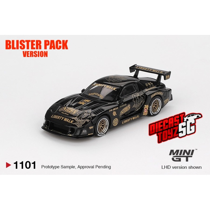* PRE ORDER * MINI GT #1101 1/64 MAZDA RX-7 LB-Super Silhouette FD-NILES (RHD) – BLISTER PACK