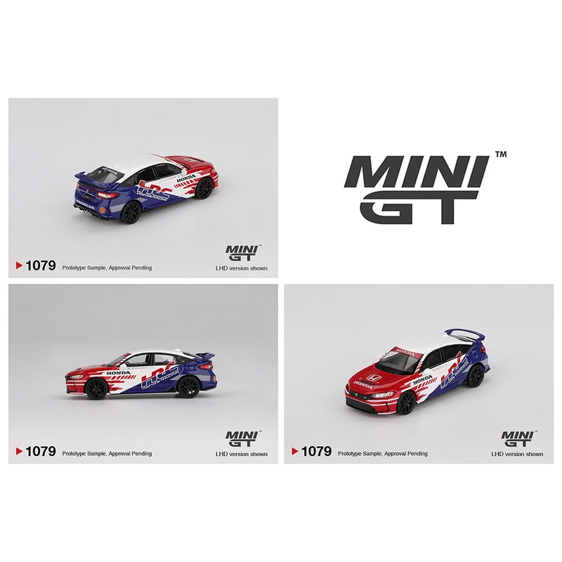 *PREORDER* MINI GT 1:64 Honda Civic TYPE R 2024 Pace Car HRC