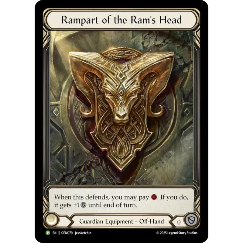 Rampart of the Ram’s Head [GEM079] (GEM Pack 3)  Rainbow Foil