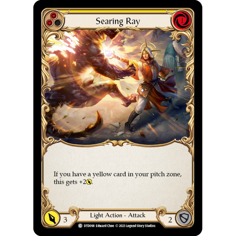 Searing Ray (Yellow) [DTD098] (Dusk Till Dawn)