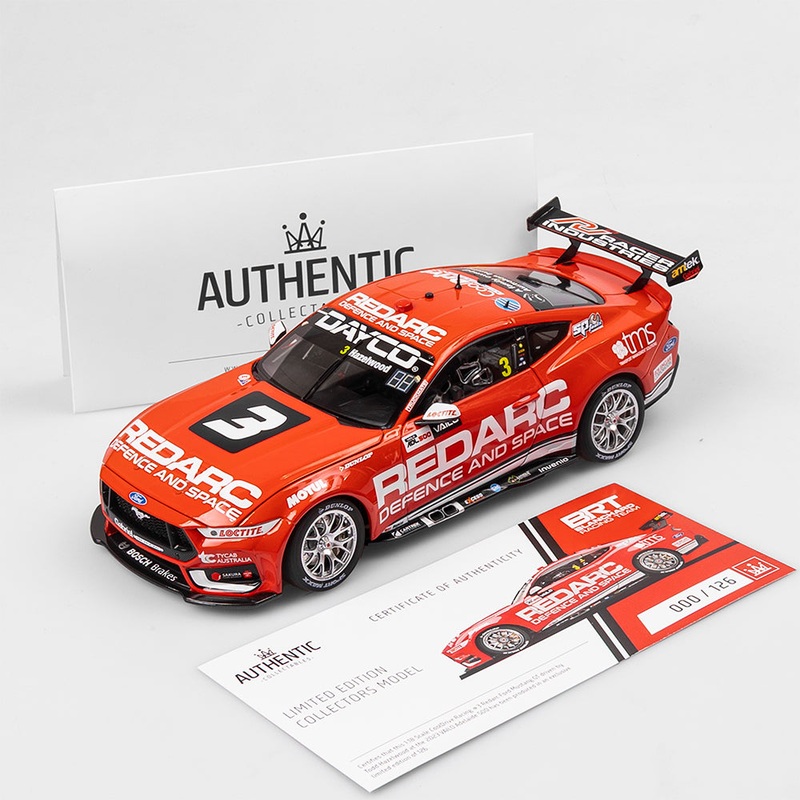 Todd Hazelwood – CoolDrive Racing #3 Redarc Ford Mustang GT – 2023 Adelaide 500 – 1:18 Scale Diecast Model – Authentic Collectables