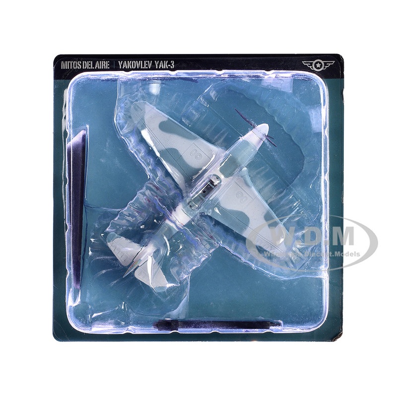 Yakovlev Yak-3 Fighter Aircraft 14th GvIAP, VVS of the Baltic Fleet, Semen Rogovoy Soviet Air Force (1944) Planes of World War II Series 1/72 Diecast Model Airplane by Luppa