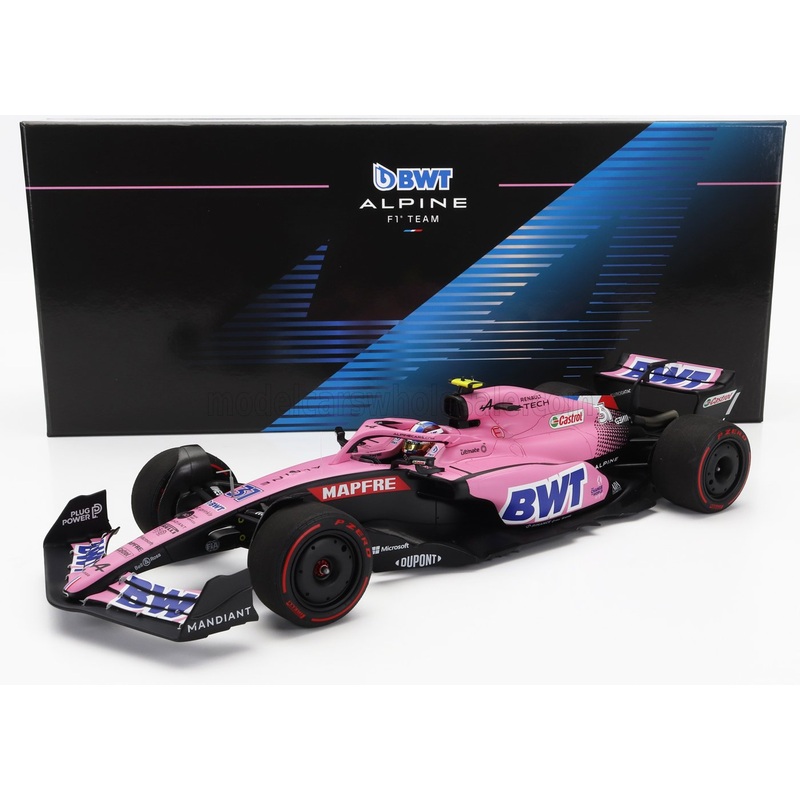 ALPINE – F1 A522 TEAM ALPINE BWT N 31 7th BAHRAIN GP 2022 ESTEBAN OCON – BLUE PINK