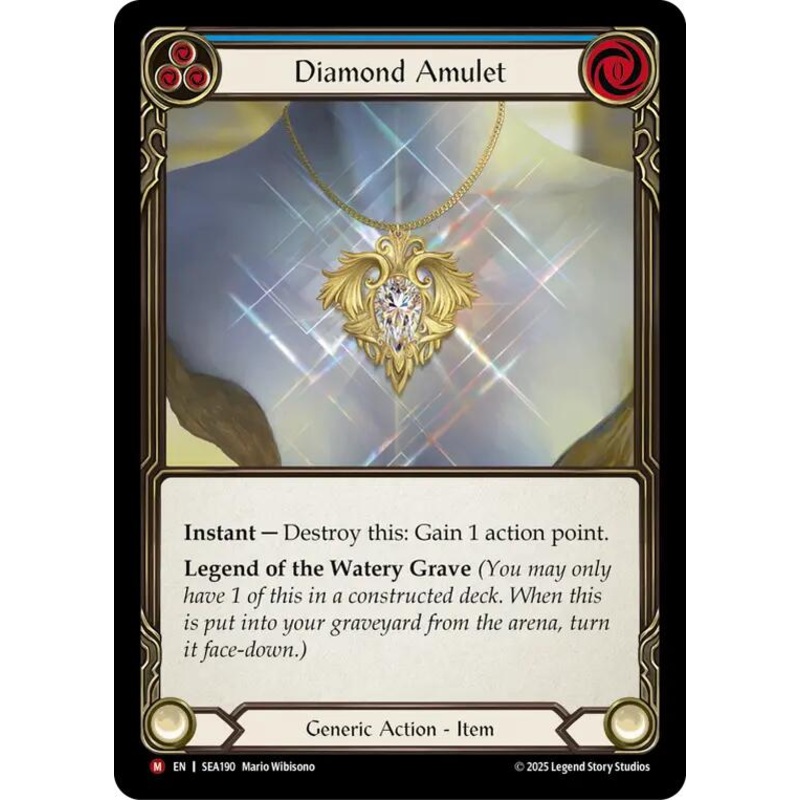 Diamond Amulet (Rainbow Foil) [SEA190] (High Seas)