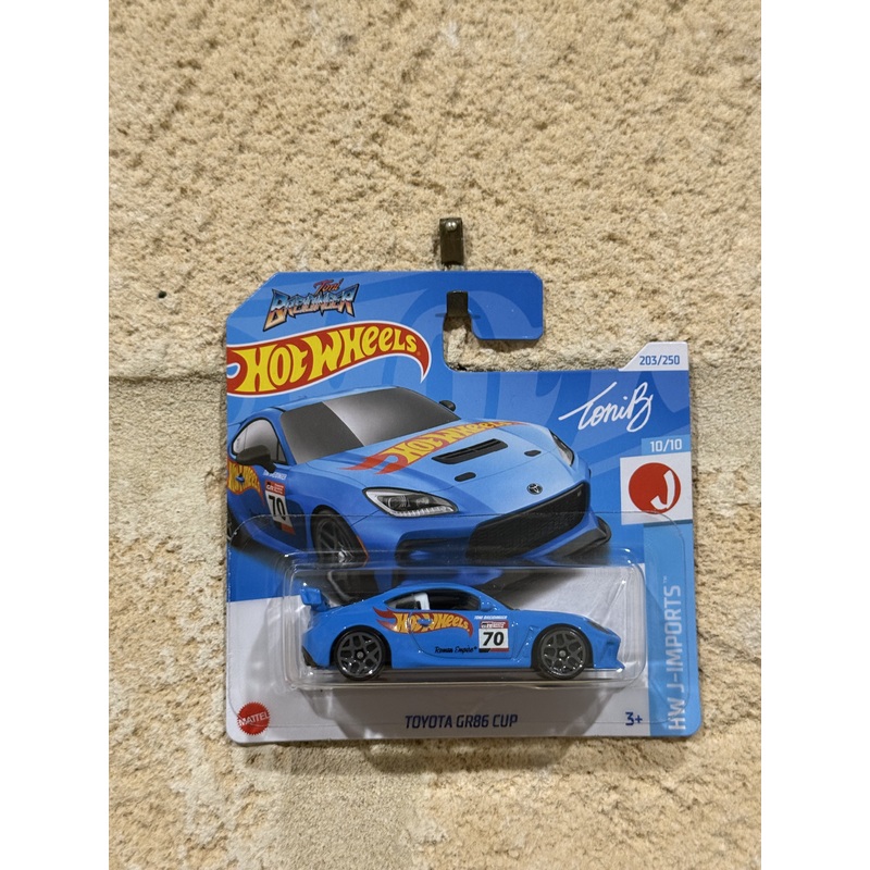 HOT WHEELS TOYOTA GR86 CUP BLUE ( SHORT CARD )
