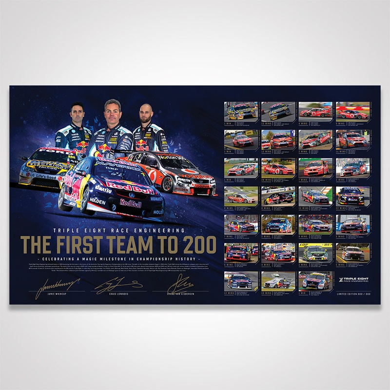Triple Eight Race Engineering ‘The First Team To 200’ Signed Limited Edition Print