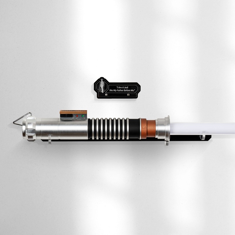 Wall Mounted Display Stand for Star Wars Black Series Luke Skywalker Lightsaber