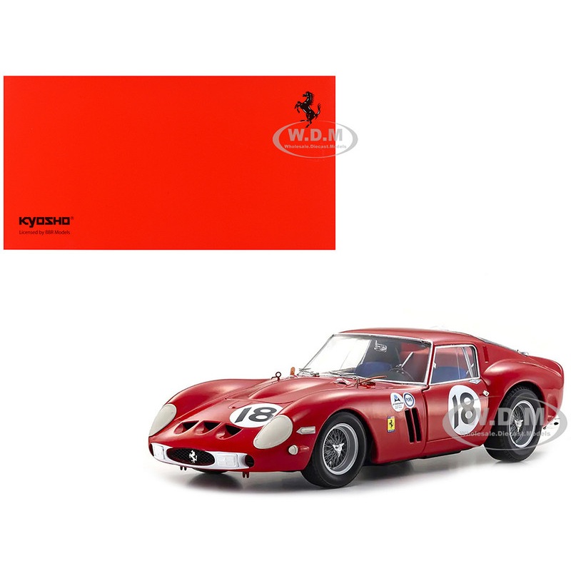 Ferrari 250 GTO #18 Pedro Rodriguez Winner Daytona 3 Hours (1963) 1/18 Diecast Model Car by Kyosho