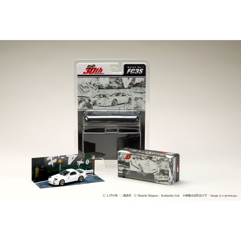 *PREORDER* Hobby Japan 1:64 MAZDA RX-7 (FC3S) RedSuns/ Initial D Ryosuke Takahashi VS Takumi Fujiwara