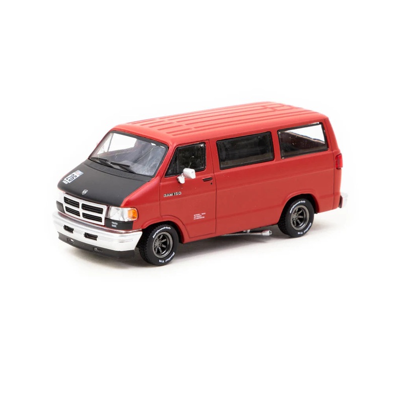 Tarmac Works 1/64 Dodge Van Red-GLOBAL64