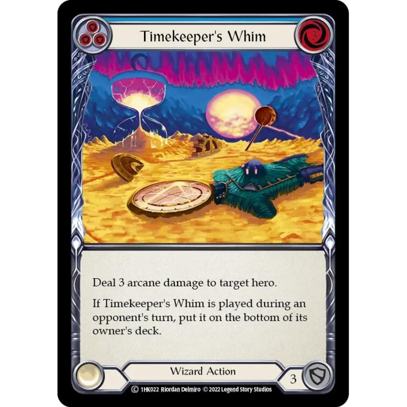 Timekeeper’s Whim (Blue) [1HK022] (Historic Pack 1 Blitz Deck: Kano)