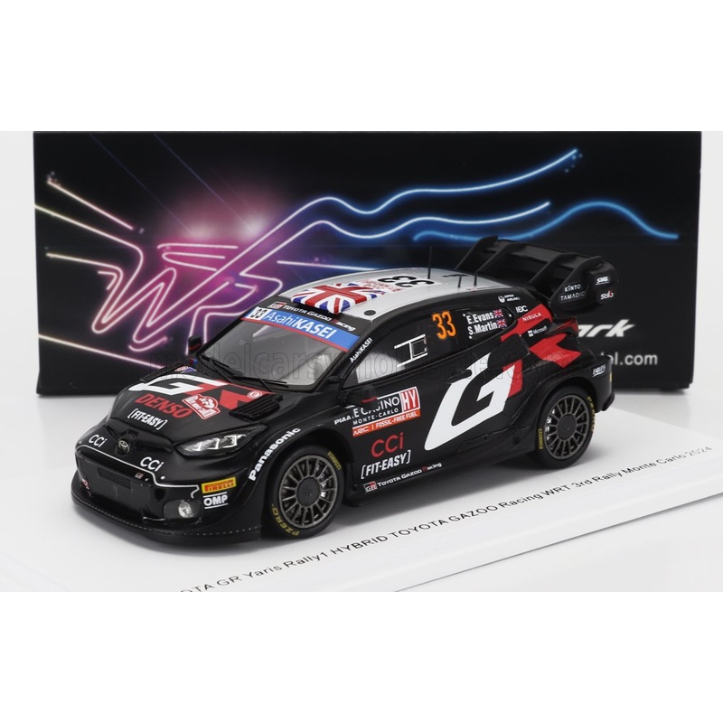 TOYOTA | YARIS GR RALLY1 HYBRID TEAM TOYOTA GAZOO RACING WRT N 33 3rd RALLY MONTECARLO 2024 ELFYN EVANS – MARTIN SCOTT