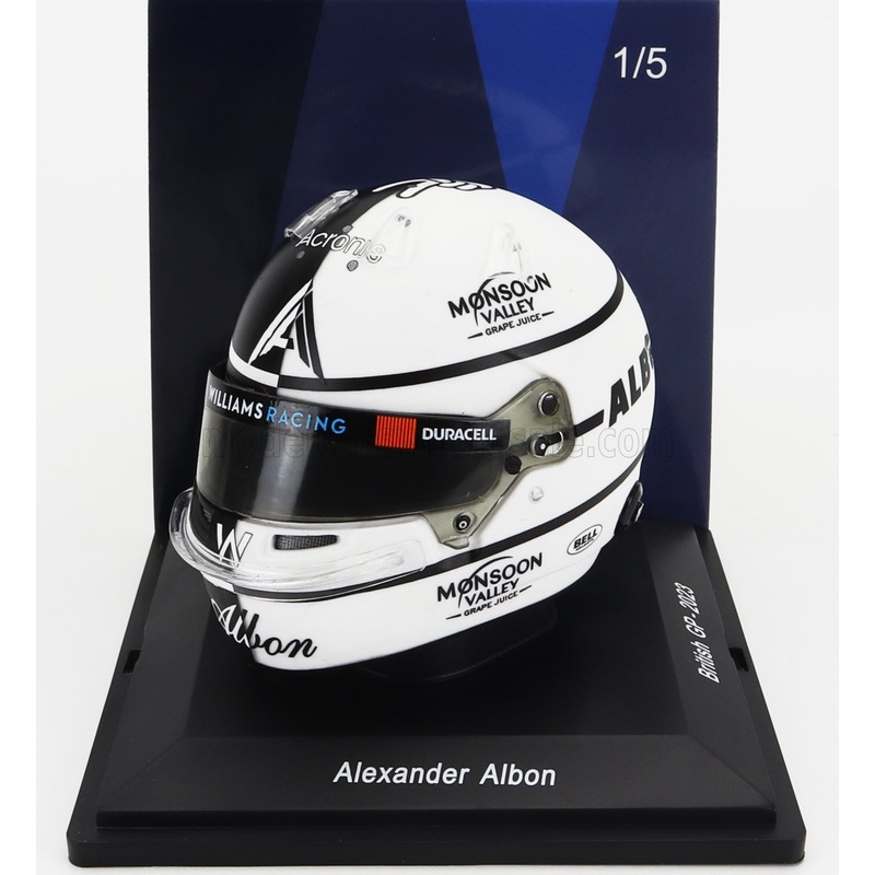 BELL HELMET | F1  CASCO HELMET WILLIAMSFW45 TEAM WILLIAMS RACING N 23 BRITISH GP 2023 ALEXANDER ALBON