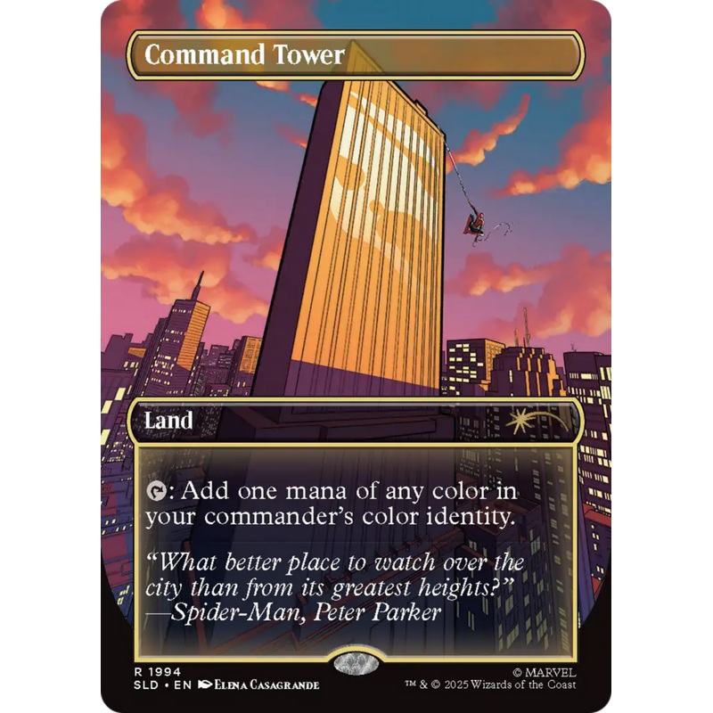 Command Tower (1994) (Rainbow Foil) [Secret Lair Drop Series]