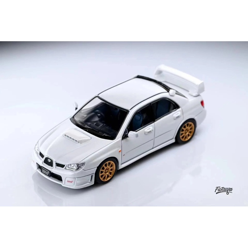 Furuya 1/64 Subaru Impreza WRX STi The 9th Generation White Sedan Version