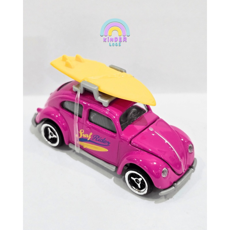 Majorette Volkswagen Beetle – Pink Surf Rider (Uncarded)