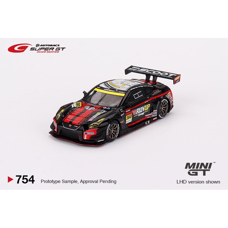 MINI GT #754 1/64 Nissan GT-R NISMO GT3 #360 RUNUP RIVAUX GT-R TOMEI SPORTS 2023 SUPER GT SERIES * JAPAN EXCLUSIVE *