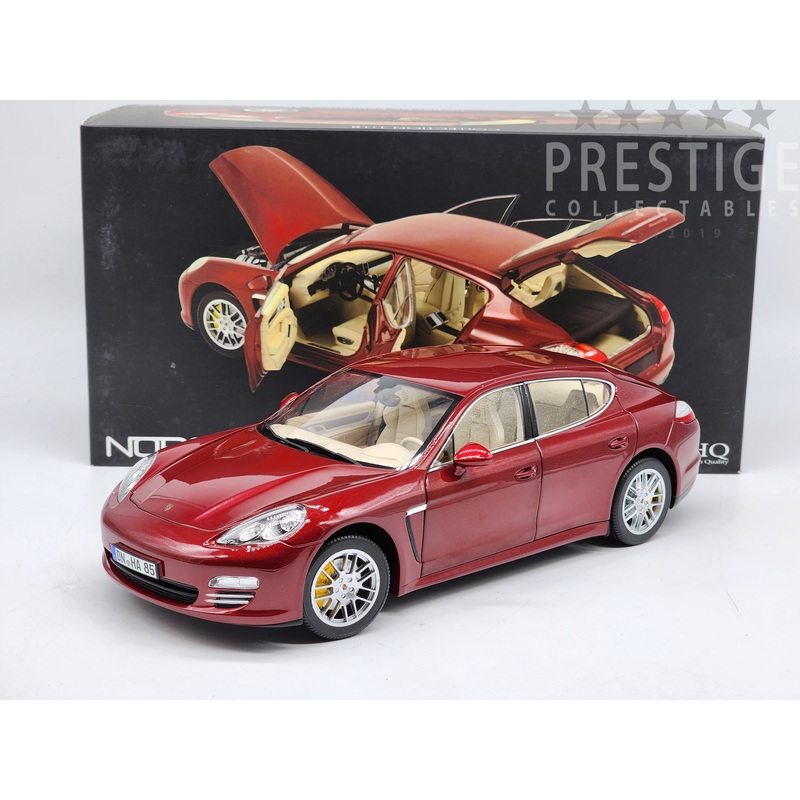 Norev HQ 2009 Porsche Panamera 4S Sedan Metallic Red 1:18 – Pre Owned