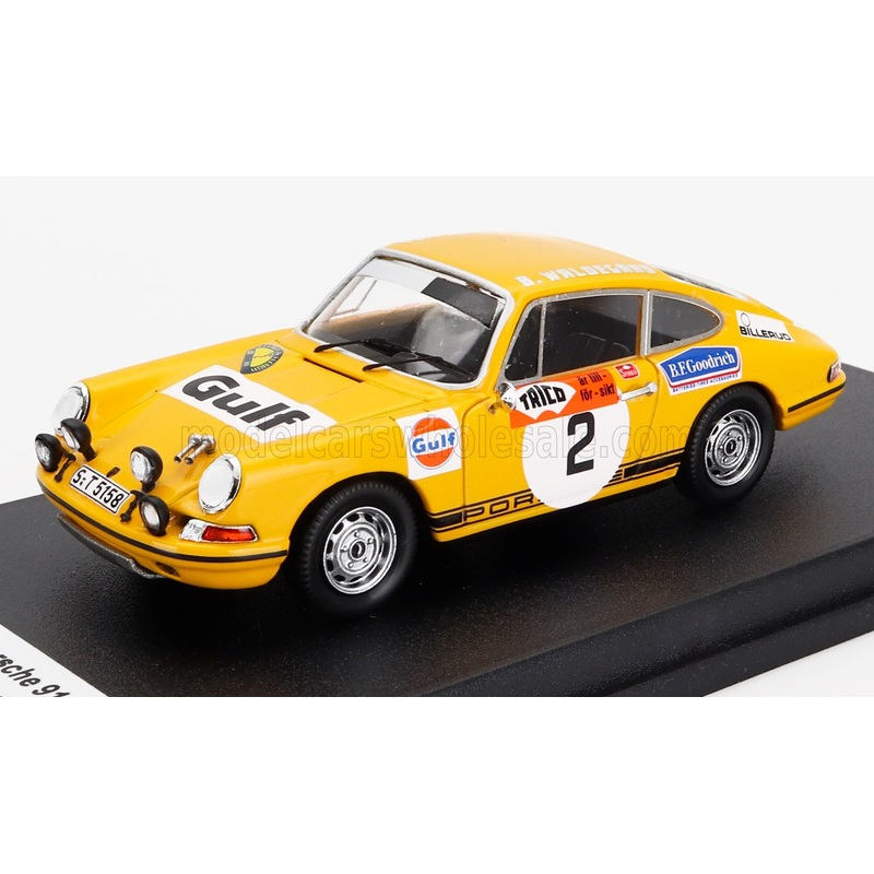 PORSCHE | 911S COUPE (night version) N 2 WINNER RALLY SWEDISH 1970 BJORN WALDEGAARD – LARS HELMER