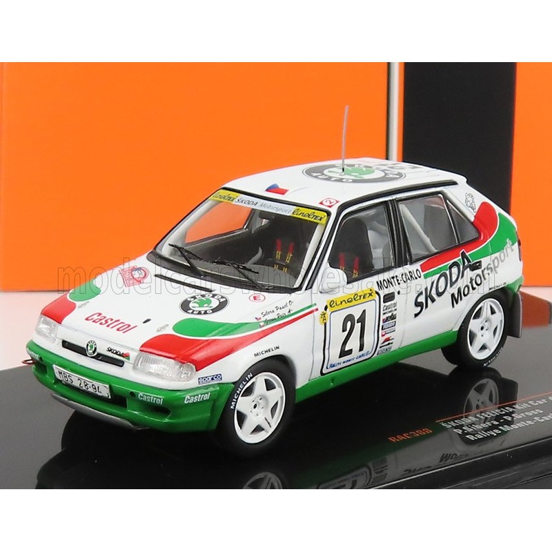 SKODA | FELICIA TEAM SKODA MOTORSPORT N 21 RALLY MONTECARLO 1997 P.SIBERA – P.GROSS